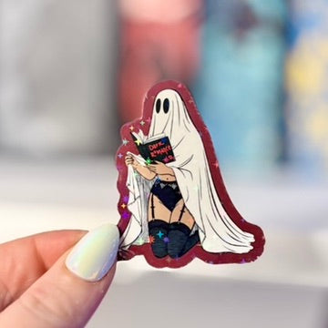 Hot Ghouls Read Dark Romance Laminated Sticker