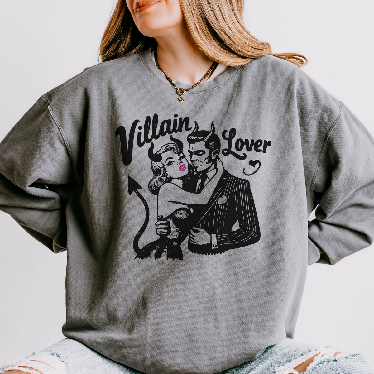 Villain Lover Lightweight Premium Comfort Colors Sweatshirt
