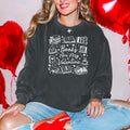 Books Are My Valentine (Graphic)Lightweight Comfort Colors Sweatshirt