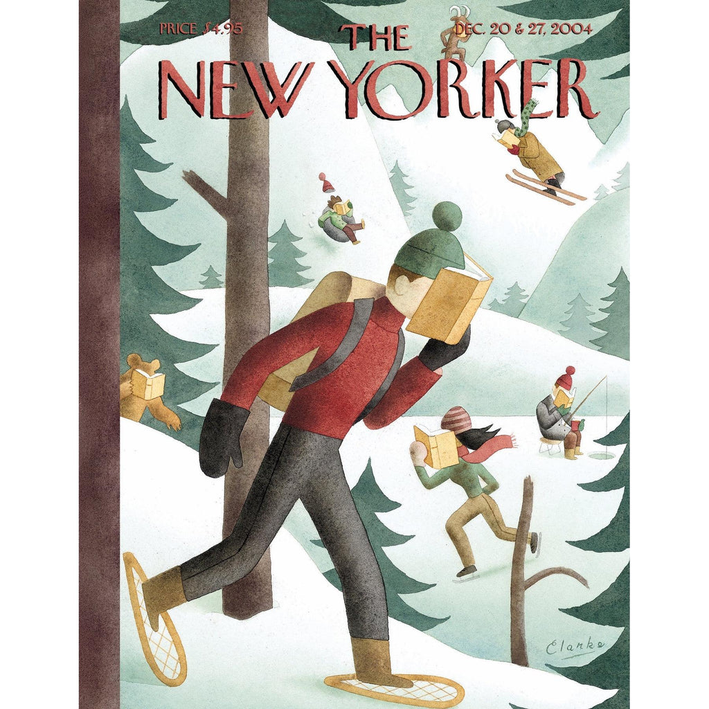 Winter Page-Turners The New Yorker 100 Piece Mini Jigsaw Puzzle NYPC