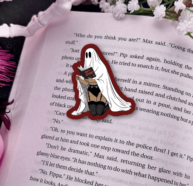 Hot Ghouls Read Dark Romance Laminated Sticker